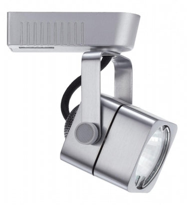 Brushed Steel 1 Light Square Track Head